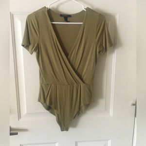 Olive green body suit from Forever 21 size L